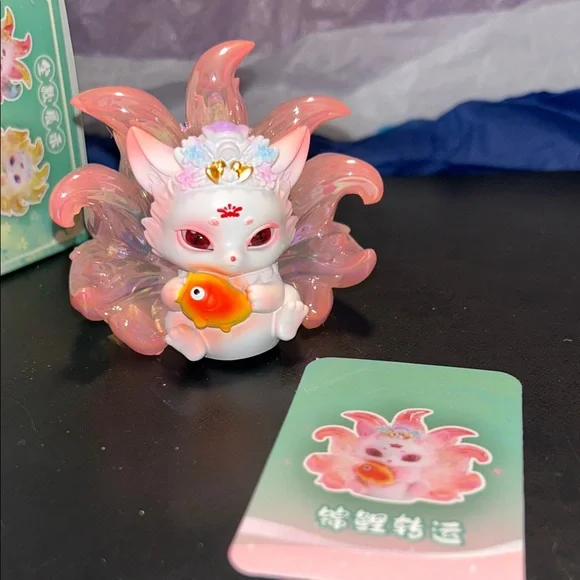 💚 SALE! Suisui Ping ‘an FOX Pink with Fish CONFIRMED - Picture 1 of 7
